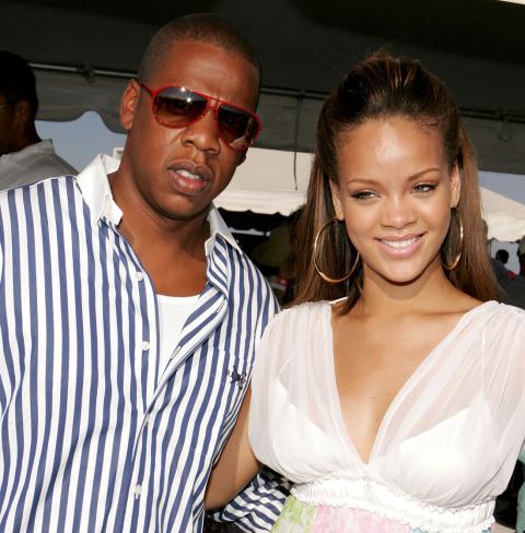 Rihanna and Jay Z in 2005