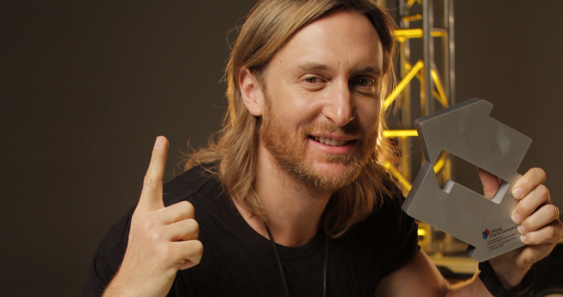 David Guetta complete UK singles and albums chart history