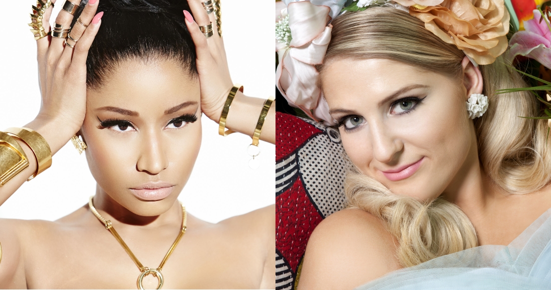 Battle of the butts! Nicki Minaj’s Anaconda v All About That Bass for Number 1