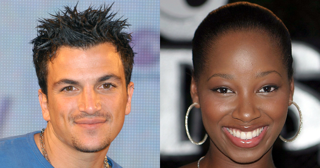 Number 1 today in 2004: Peter Andre vs Jamelia