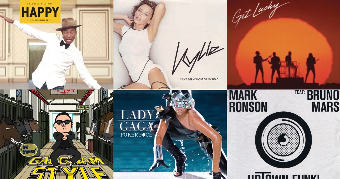 The Official Top 40 Biggest Selling Singles of the Millennium so far revealed