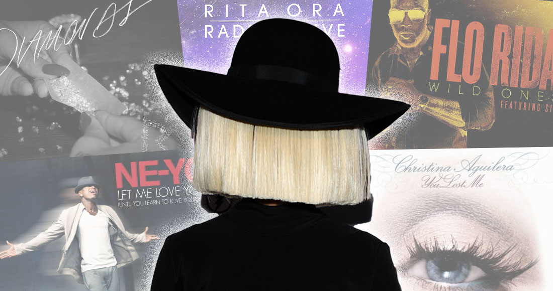 The Top 10 biggest hits Sia gave away revealed
