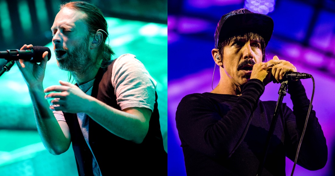Radiohead and Red Hot Chili Peppers head-to-head on Official Albums Chart