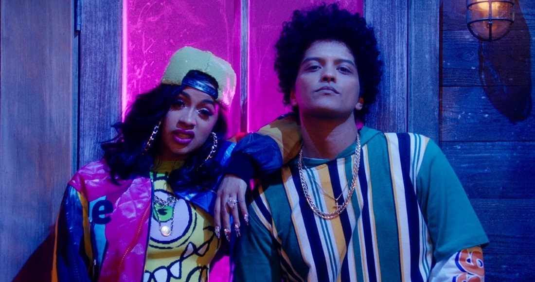 Bruno Mars releases Finesse remix with 90s inspired video featuring Cardi B