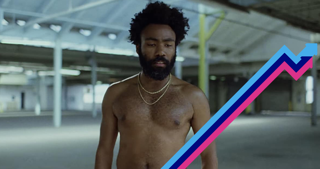 Childish Gambino's This is America is Number 1 on the Official Trending Chart