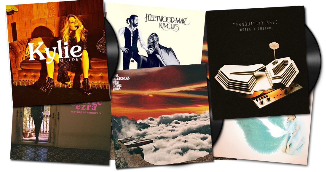 The Official Top 40 biggest vinyl albums and singles of 2018