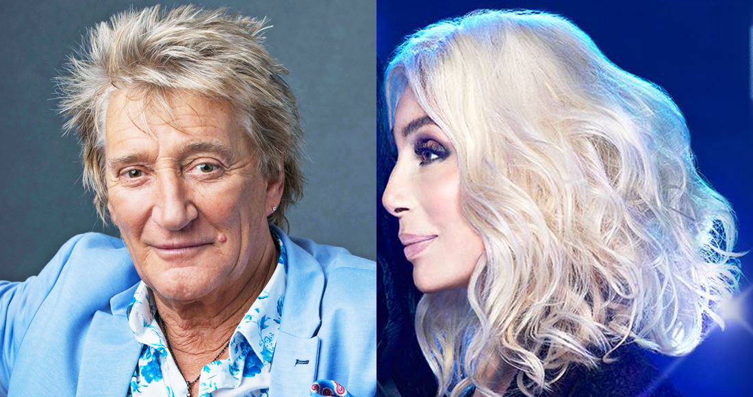 Pop legends Rod Stewart and Cher duke it out for Number 1 album