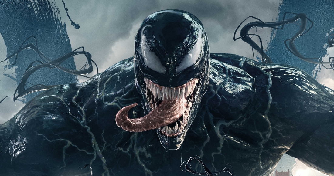 Venom seizes a second week at Number 1 on the Official Film Chart
