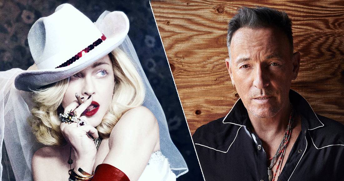Madonna and Bruce Springsteen are battling for Number 1 on this week's Official Albums Chart