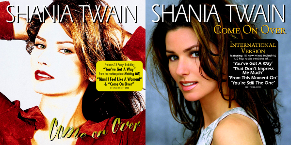 Shania Twain Chart History