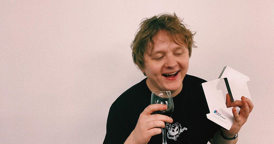 Lewis Capaldi songs and albums - Lewis pictured with his Number 1 Award for single Someone You Loved