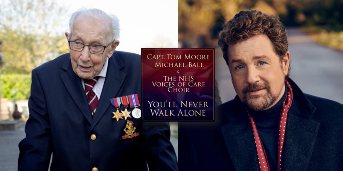 99 year-old war veteran Captain Tom Moore and Michael Ball heading for Number 1 single