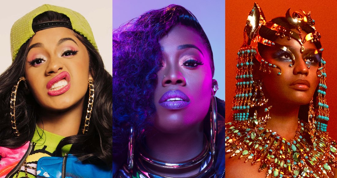 The female rappers with the Top 10 singles