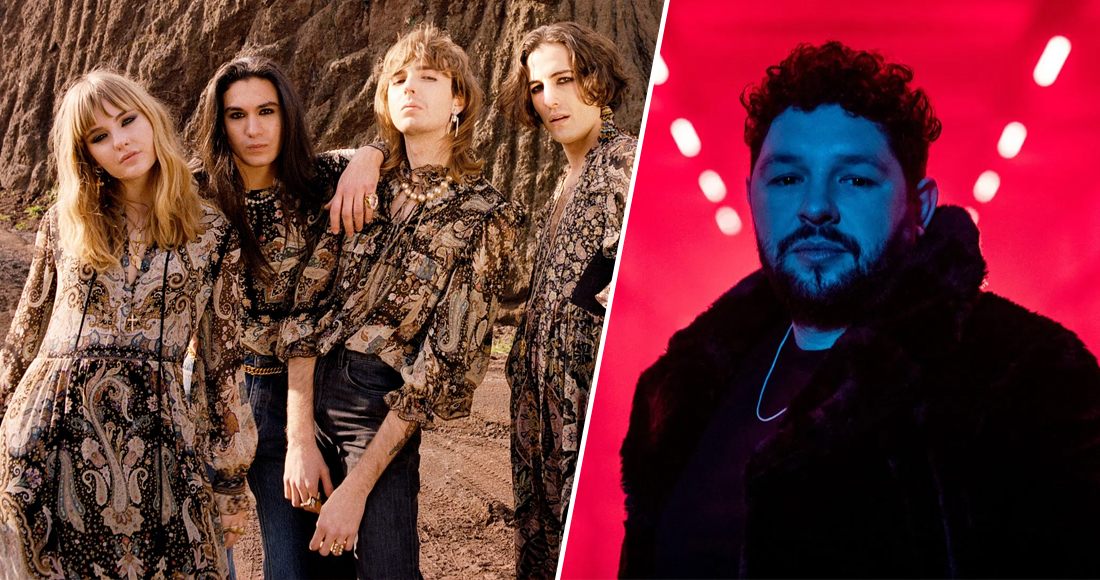 Eurovision winners Maneskin and UK entry James Newman on course for Official Singles Chart Top 40