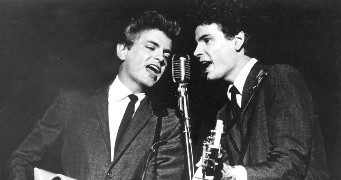 Everly Brothers' complete UK singles and albums chart history