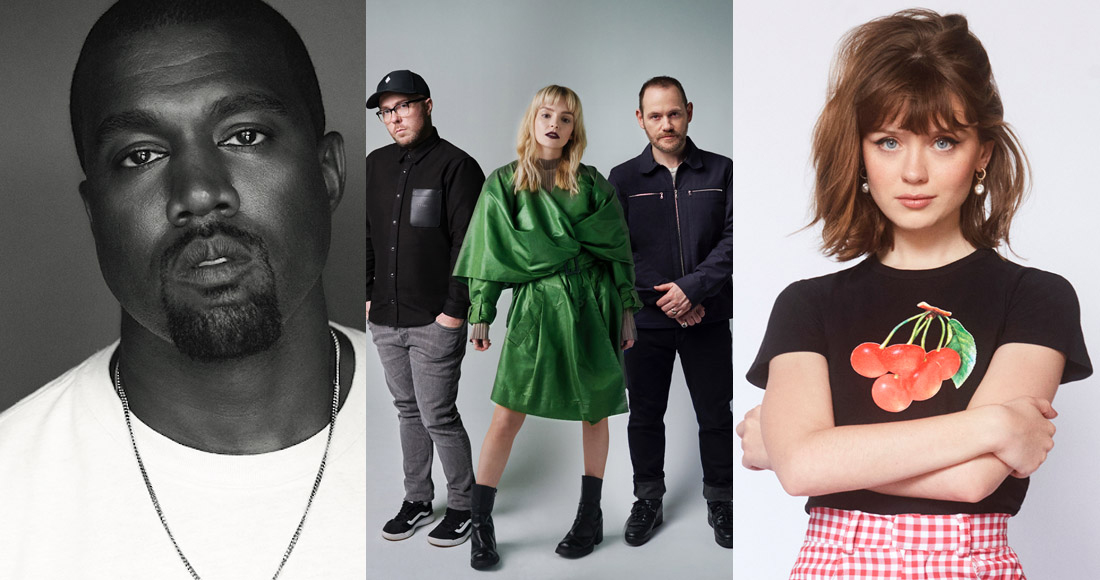 Chvrches, Maisie Peters and Kanye West leading five-way battle for Number 1 on the Official Albums Chart