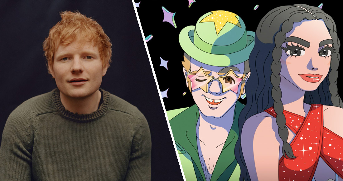 Elton John and Dua Lipa's Cold Heart vs. Ed Sheeran's Shivers for Number 1 on Official Singles Chart