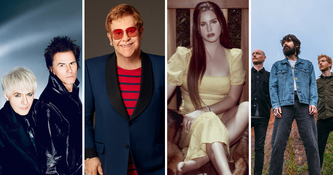 Elton John, Duran Duran, Lana Del Rey and Biffy Clyro locked in four-way battle for Number 1 on Official Albums Chart
