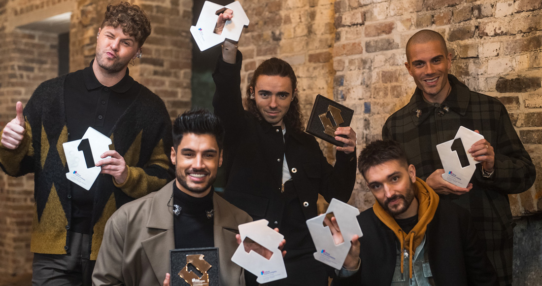 Official Charts Company launches limited edition Official Fan Number 1 Awards with The Wanted