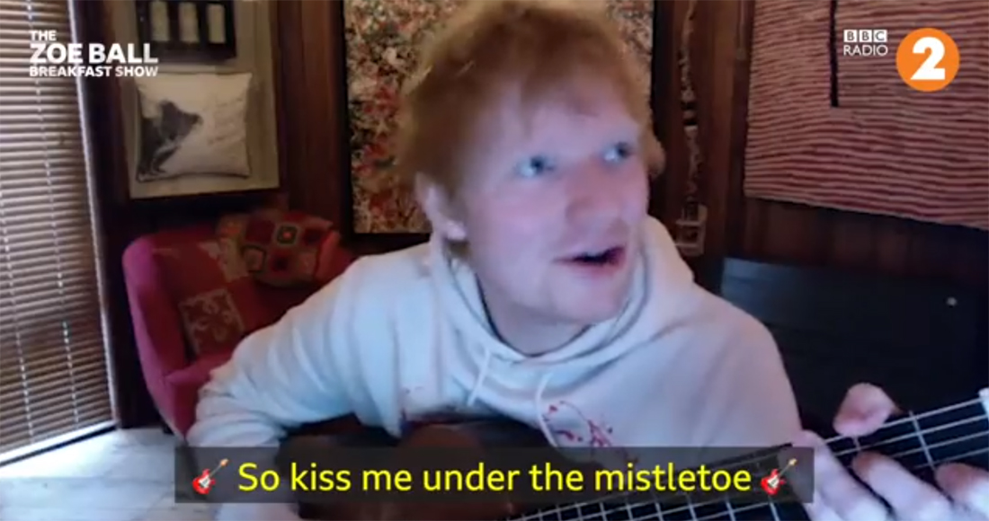 Ed Sheeran previews Christmas single duet with Elton John