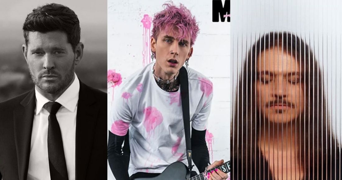 Michael Buble, Placebo and Machine Gun Kelly go head to head in the race for this week’s Number 1 album