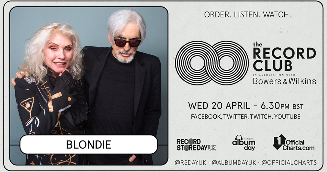 Blondie will be guests on a Record Store Day special of The Record Club