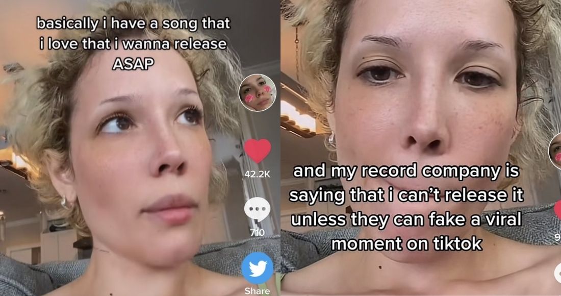 Halsey's TikTok feud with her record label explained
