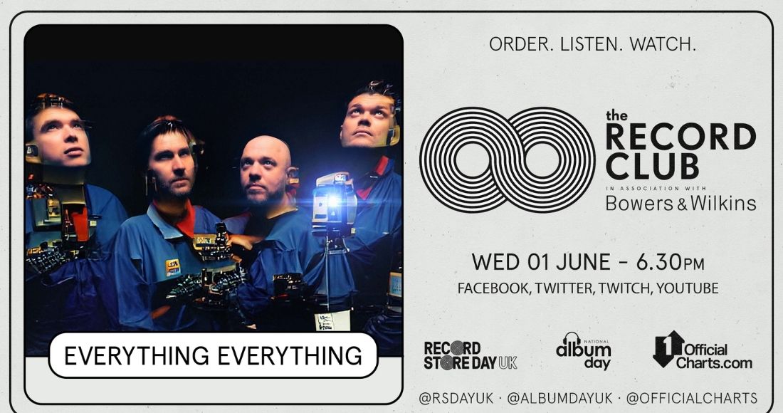 Everything Everything to discuss new album Raw Data Feel as next guests on The Record Club this Wednesday