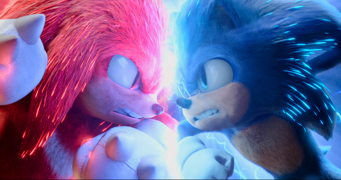 Sonic the Hedgehog 2 levels up to Number 1 on the Official Film Chart