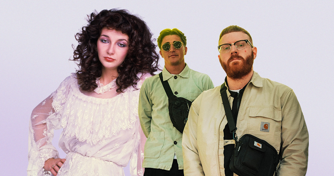 Kate Bush's Running Up That Hill scores a third week as UK's Official Number 1 single as LF System's Afraid to Feel continues its ascent