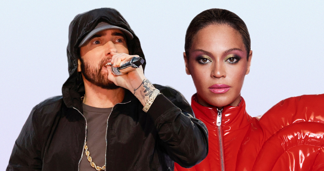 Beyonce's RENAISSANCE challenged by Eminem's Curtain Call 2 for Official Albums Chart Number 1
