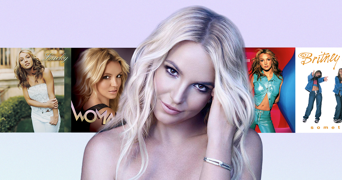 Britney Spears' Official biggest singles and albums in the UK revealed