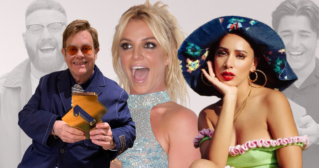 Britney Spears & Elton John and Eliza Rose challenging reigning champs LF System for the UK’s Number 1 single  
