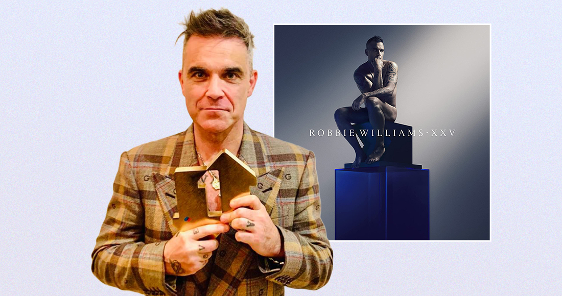 Robbie Williams breaks Official Chart records with XXV