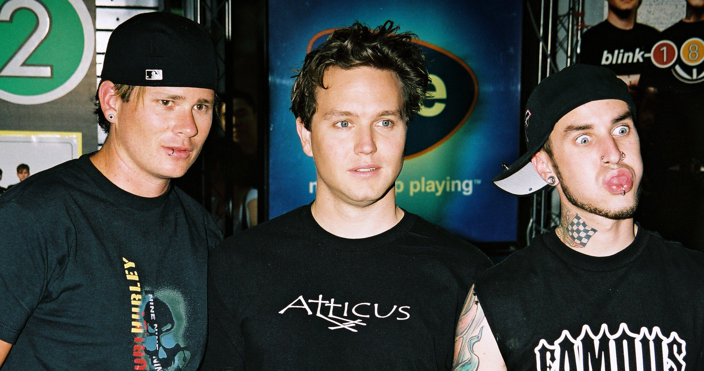 Blink-182 reunite for world tour: Tom DeLonge rejoins Travis Barker and Mark Hoppus for new single Edging