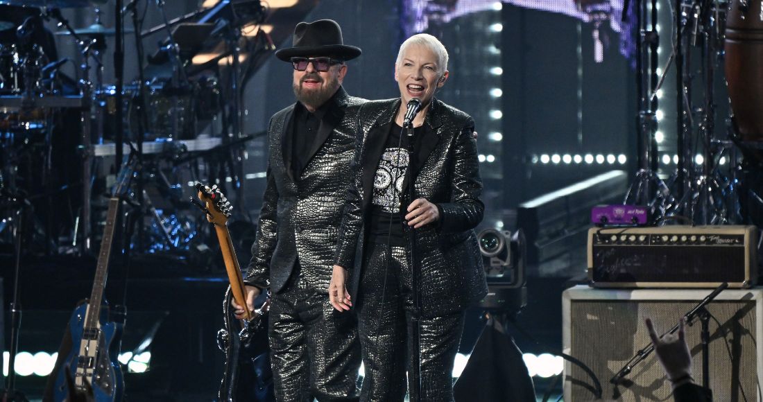 80s icons Eurythmics reunited on stage for rare live performance at Rock and Roll Hall of Fame