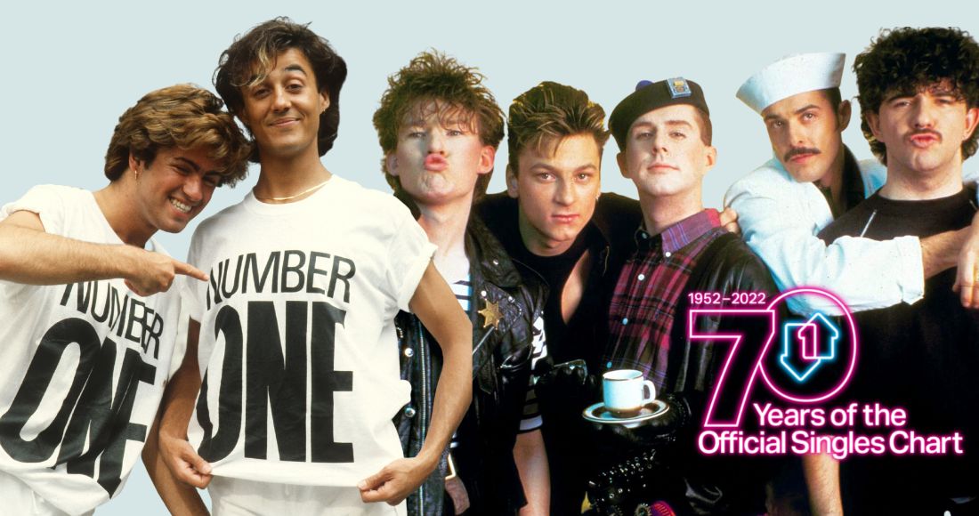 Official 10 best-selling singles from 1980s