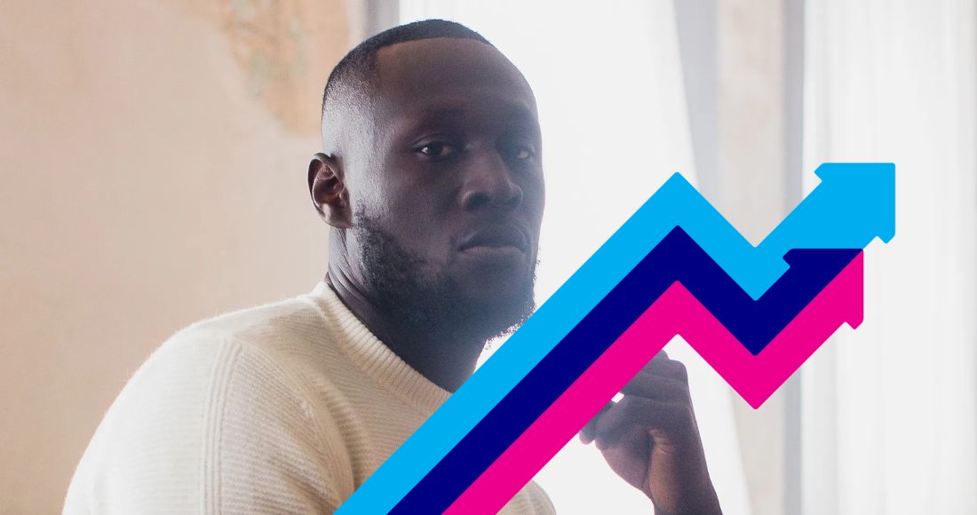 Stormzy vaults to Number 1 on the Official Trending Chart with Firebabe