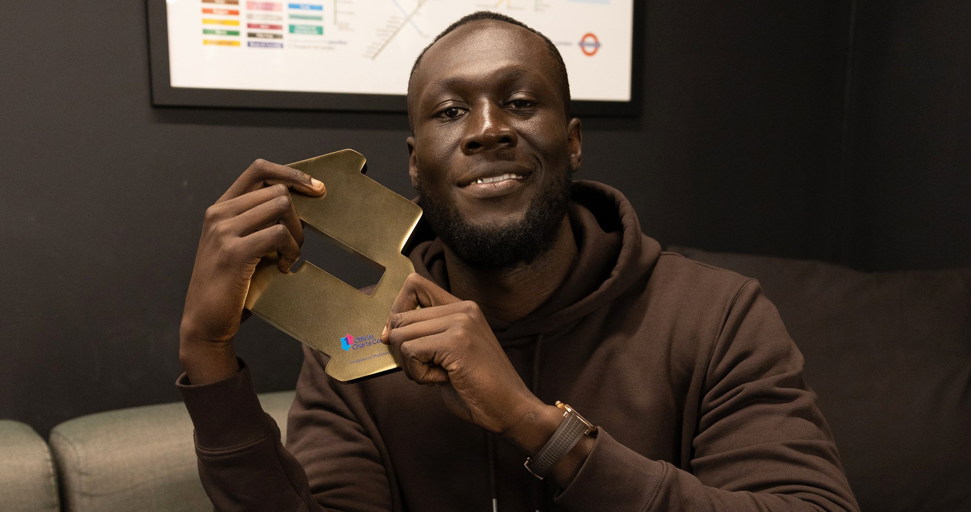 Stormzy beats Sir Cliff Richard to secure a hat-trick with third Number 1 album