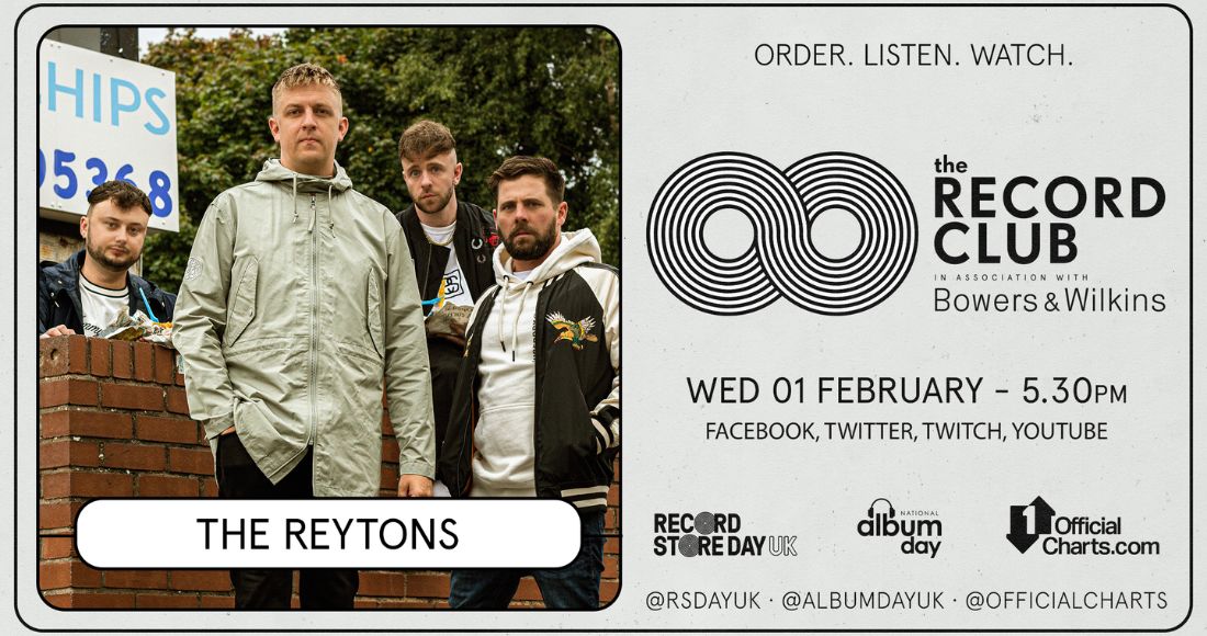 The Reytons to celebrate UK Number 1 album on The Record Club this week