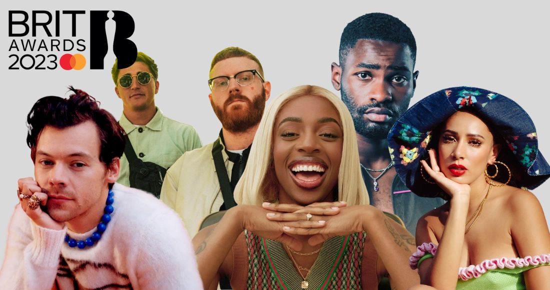 The biggest BRIT Song of the Year nominees on the UK Charts revealed
