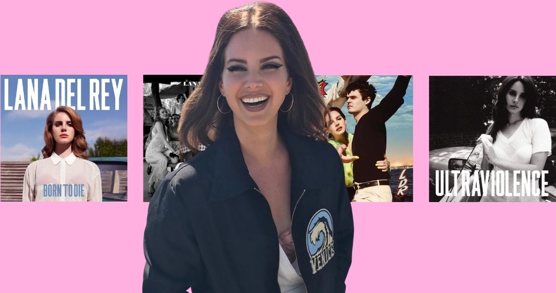 Lana Del Rey's biggest albums on the UK's Official Chart revealed
