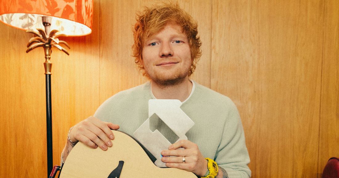 Ed Sheeran’s Eyes Closed debuts at Number 1 on Official Singles Chart, secures landmark 14th Number 1