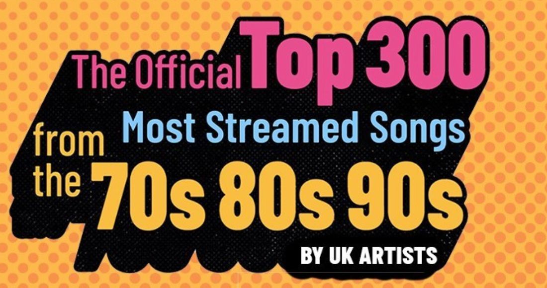 The Top 300 most-streamed songs by UK artists from the 70s, 80s and 90s