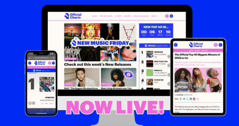 Official Charts all-new redesign rebrand