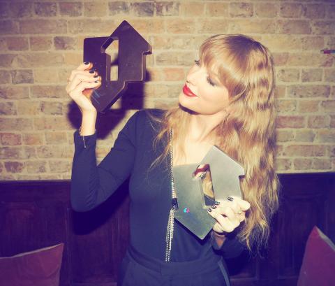 Taylor Swift Official Charts Number 1 Album Midnights and Single Anti-Hero
