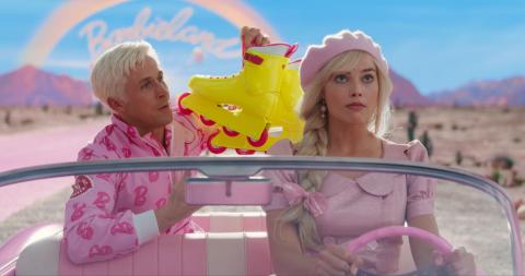 Still from the Barbie movie