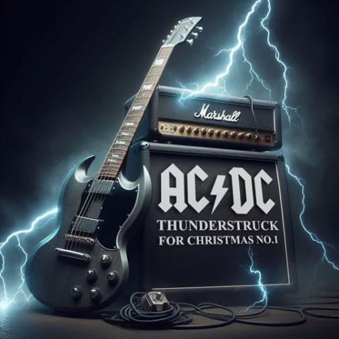 Christmas Number 1 contender 2023 - ACDC Thunderstruck for Christmas Number 1