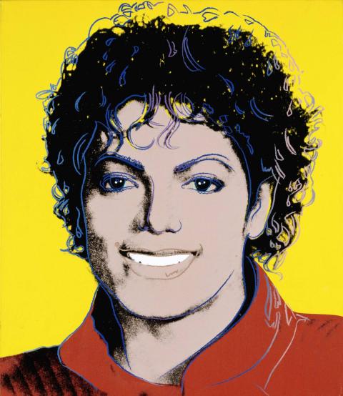 Michael Jackson by Andy Warhol -  Photo: Roland White/NPG