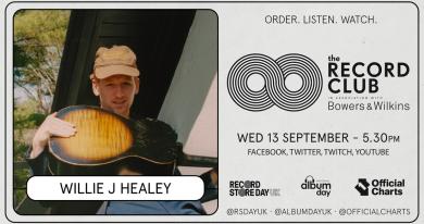 Willie J Healey to appear on The Record Club